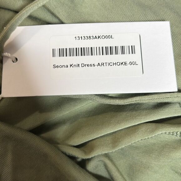 Reformation Seona Sage Artichoke Backless Maxi Dress Large NWT - Picture 9 of 10